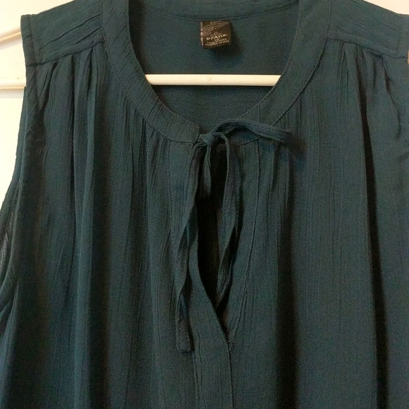 prAna Natassa Crinkled Tunic Petrol Blue XS - Picture 4 of 7